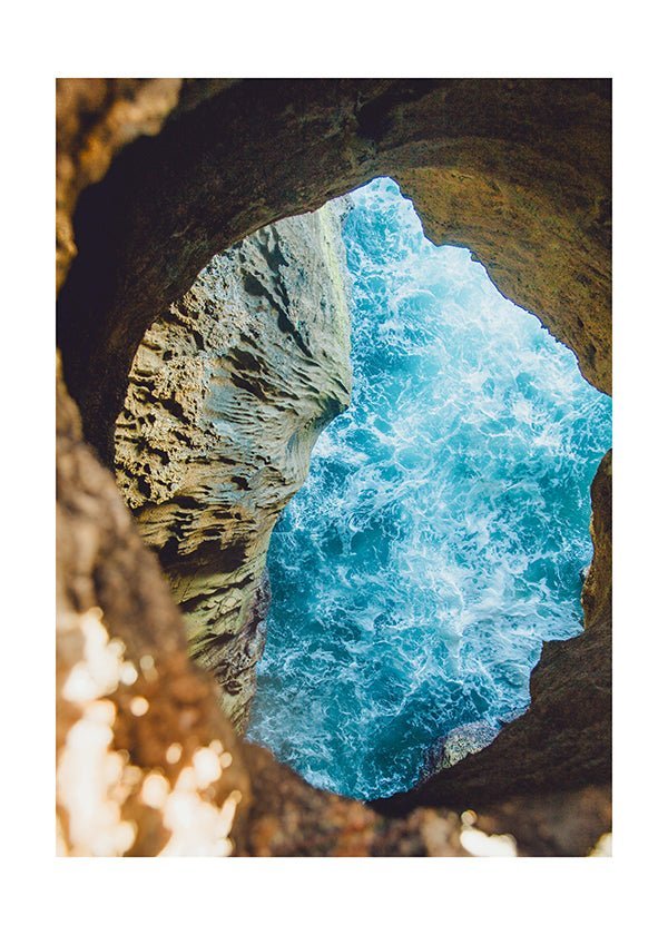 Plakát Útes na pobřeží Algarve