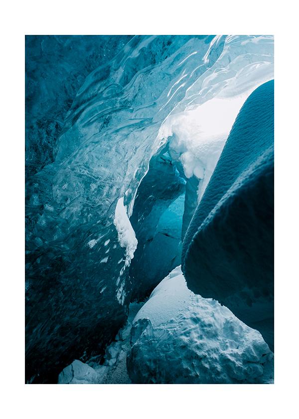 Plakát Uvnitř ledové jeskyně