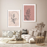 Plakát Vintage flowers Set4