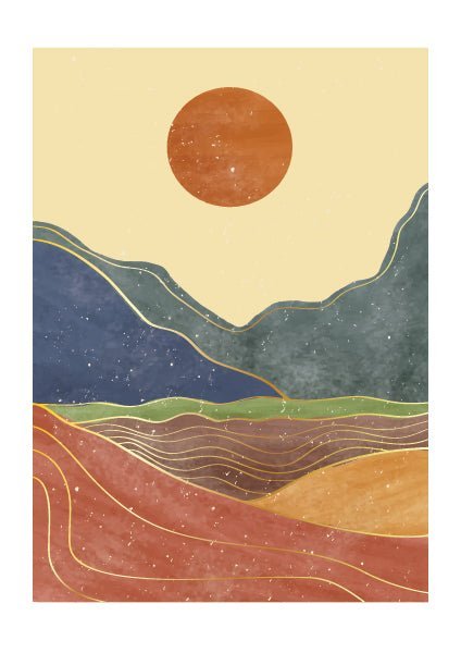 Plakát Vlny a slunce Set2