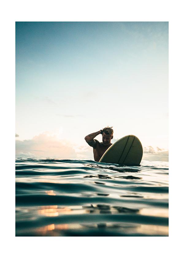 Plakát Vysmátý surfař