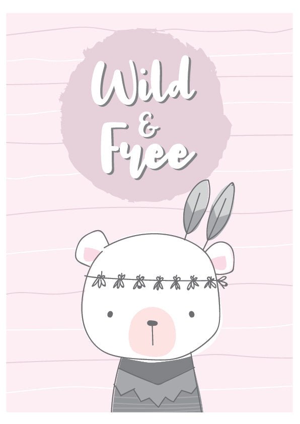 Plakát Wild and free