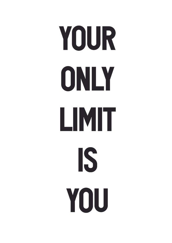 Plakát your only limit is you 2