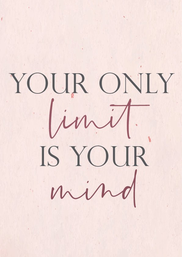 Plakát Your only limit is your mind