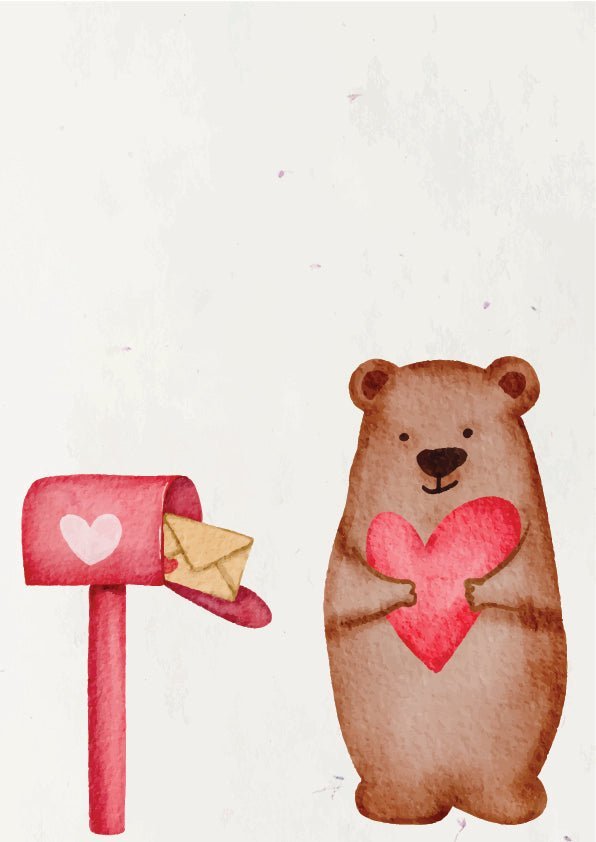 Plakát Zamilovaný medvěd