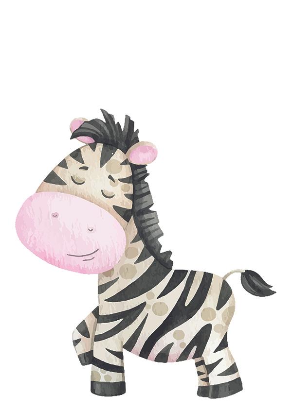 Plakát Zebra 1