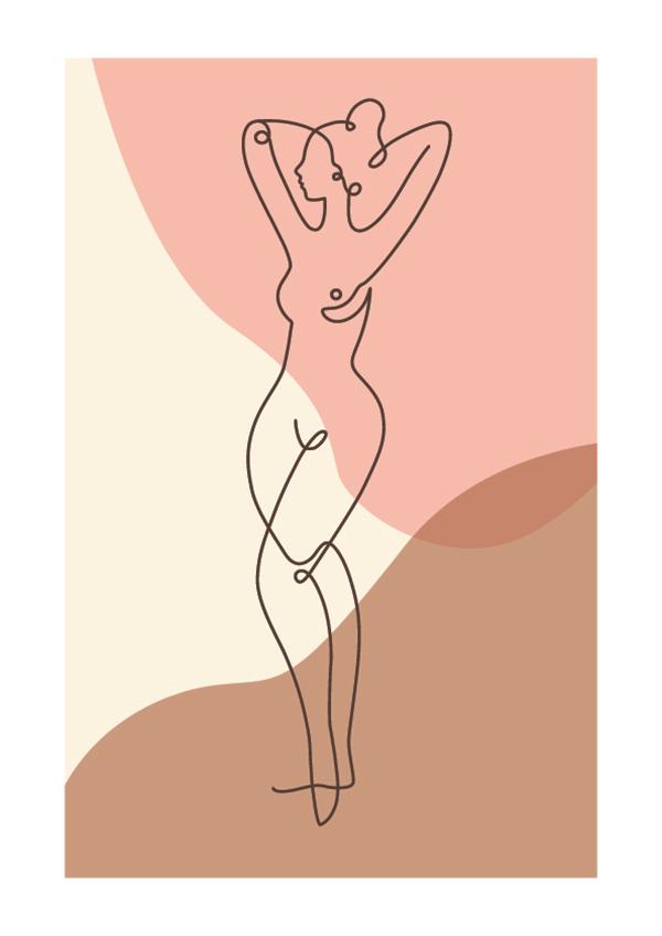 Plakát Ženské křivky Set2