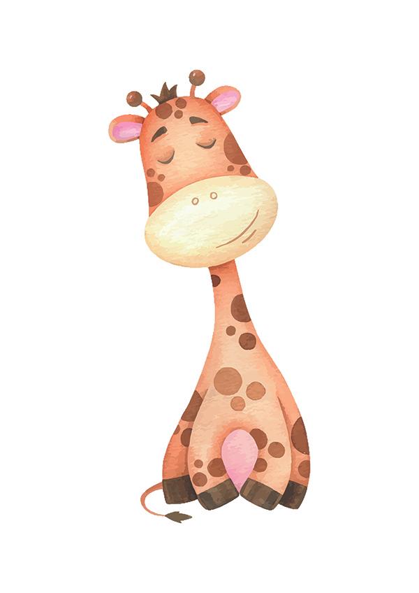 Plakát Žirafa 1