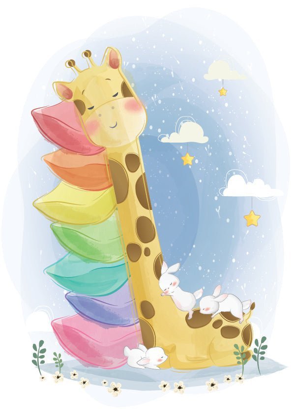 Plakát Žirafa ospalka