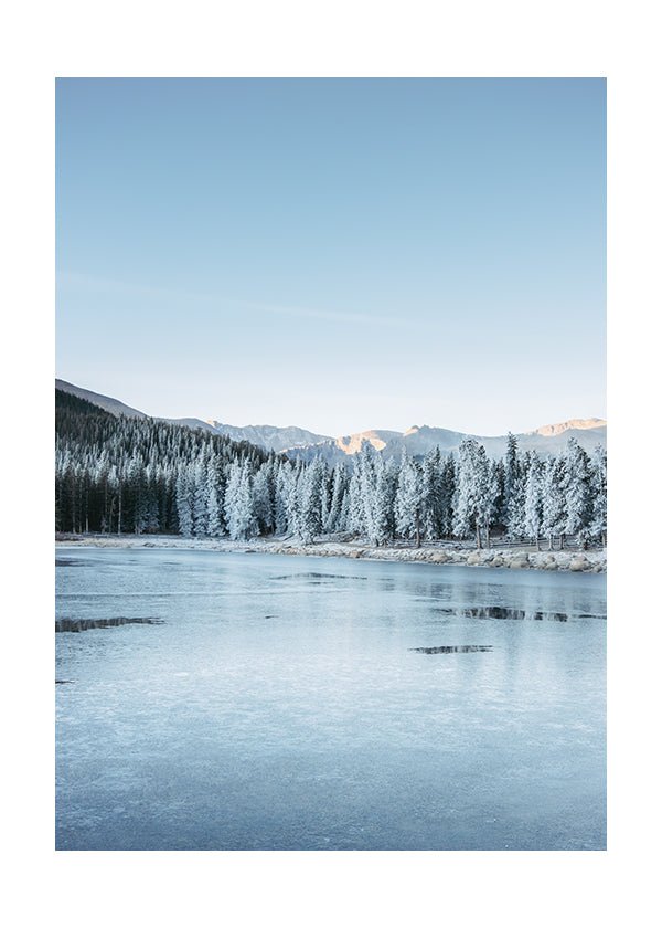 Plakát Zmrzlé jezero