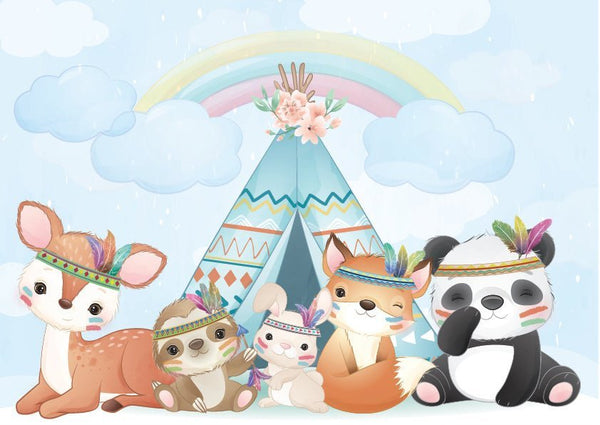 Plakát Zvířátka na táboře