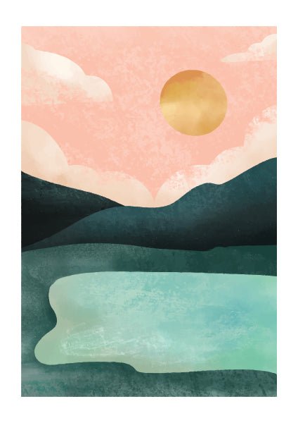 Set Červánky nad jezerem