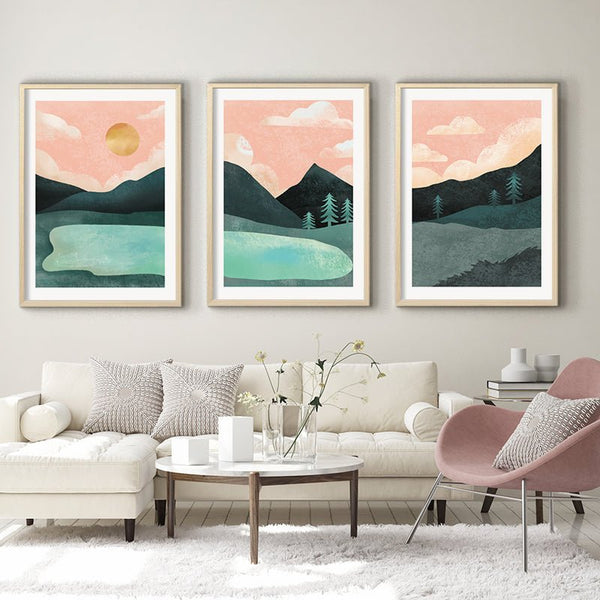 Set Červánky nad jezerem