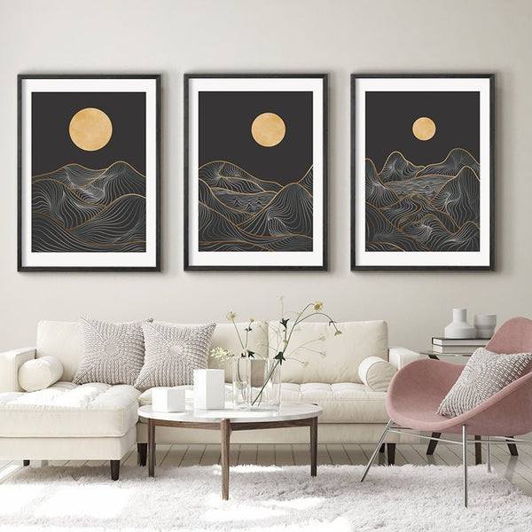 Set Geometrická krajinka