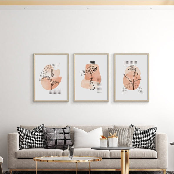 Set Triptych rostlin